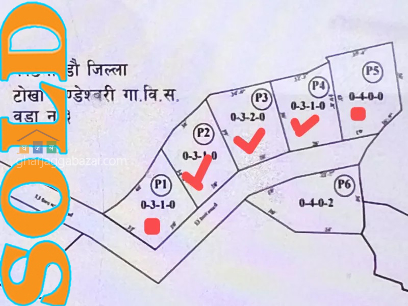 Land on Sale at Tokha Chandeswori